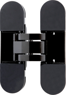 Петля дверная Аллюр Арт 110x30 3D скрытая RAL 9005 (2шт, матовый черный)