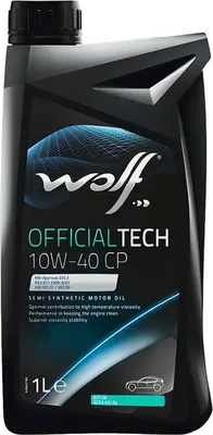 Моторное масло WOLF Officialtech 10W-40 CP / 1052860 (1л)