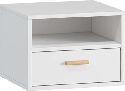 Прикроватная тумба ЛофтМебель Олимпик №2 / VR-00003272 (белый)