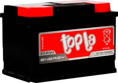 Автомобильный аккумулятор Topla 12V 75Ah 700A