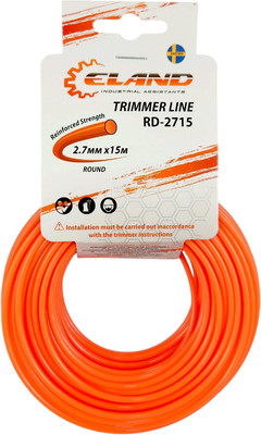 Леска для триммера Eland 2.7мм / RD-2715 (15м)