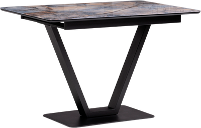 Обеденный стол Woodville Бугун 120х80х77 / 532388 (магеллан/черный)