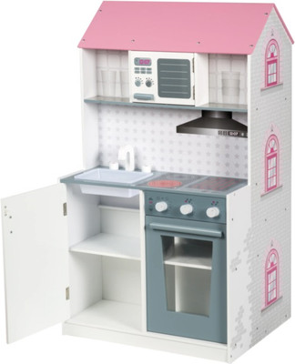 Детская кухня Roba 2-в1 / 6964 (белый/розовый )