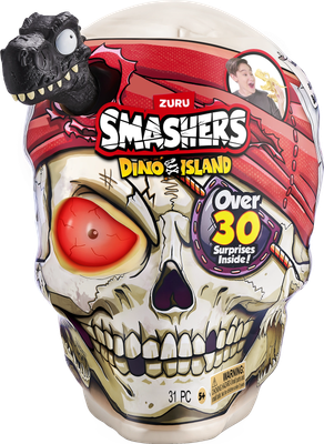 Набор игрушек-сюрпризов Zuru Smashers. Остров динозавров. Гигантский череп / 44192