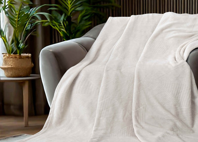 Плед Бояртекс Велсофт Молочный (Л) 13-0905 (220х200)