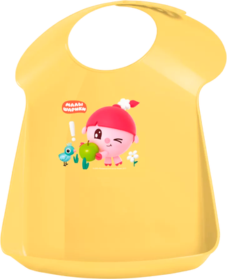 Нагрудник детский Малышарики 431337006 (желтый)