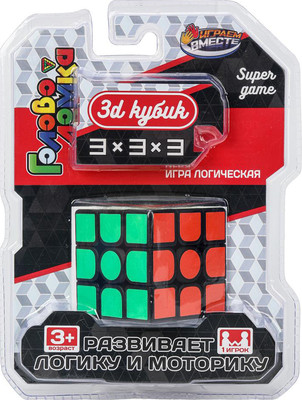 Игра-головоломка Играем вместе Логическая игра кубик / 2205K0366-R