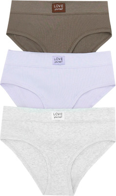 Комплект женских трусов Mark Formelle 412491-3 (р.106, светло-фиолетовый/декор)