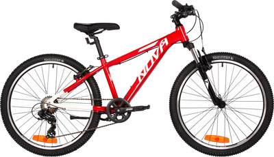 Велосипед Novatrack Extreme 24 / 24AHV.EXTREME.13RD5 (13, красный/белый)