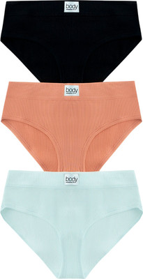 Комплект женских трусов Mark Formelle 412491-3 (р.106, светло-терракотовый/декор)