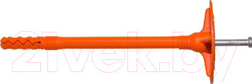 Дюбель для теплоизоляции ЕКТ Со стальным гвоздем без заглушки / VZ011503 (10x90, 450шт)