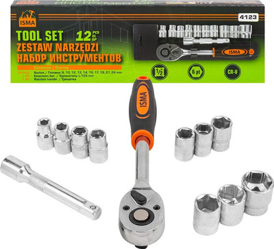 Универсальный набор инструментов ISMA ISMA-4123 (61 267)