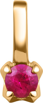 Подвеска из розового золота Кристалл CP45800226773 (с рубином)
