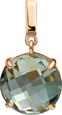 Подвеска из розового золота Кристалл CP58800226773 (с аметистом)