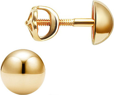 Серьги из розового золота Кристалл CK15200226773