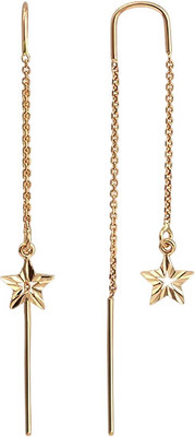 Серьги из розового золота Кристалл CL70500226773