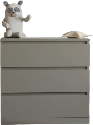 Комод Dipriz Марм 3 ящика / Д.20077.1 (серая шиншилла)