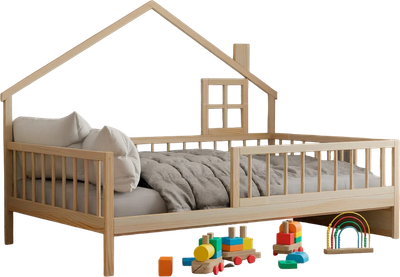 Односпальная кровать детская Dipriz Loki 120х200 / Д.80063.2 (без отделки)