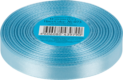 Лента декоративная Фирма Гамма 12мм (1/2") 33м №073 (бледно-синий)