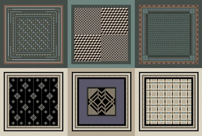 Набор платков носовых Миланка 31х31см / 2178 (6шт)