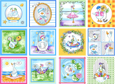 Набор платков носовых Миланка 21х21см / 2179 (10шт)