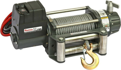 Лебедка электрическая Runva 9500 lbs 4350кг / EWB9500U (стальной трос)
