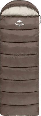 Спальный мешок Naturehike U350S (190+30)х75см / NH20MSD07-GRE350S (коричневый)