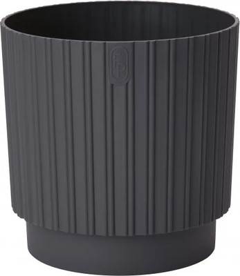 Кашпо Formplastic Mika Cyli Petit Eco / FP-5285-014 (антрацитовый)