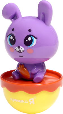 Развивающая игрушка Крошка Я Неваляшка. Зайчик 1688-10 / 10742965 (фиолетовый)