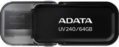 USB flash накопитель A-data UV240 64Gb (AUV240-64G-RBK)
