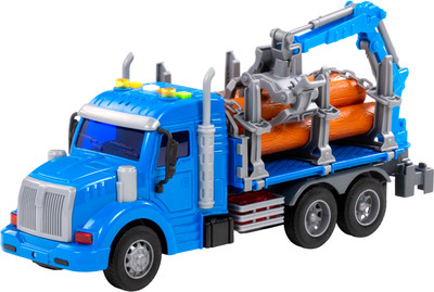 Лесовоз игрушечный Полесье Профи / 96173 (синий)