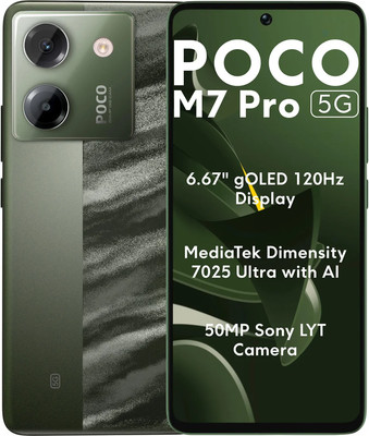 Смартфон POCO M7 Pro 5G 8GB/256GB (зеленый)