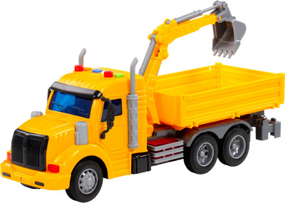 Экскаватор игрушечный Полесье Профи / 96111 (желтый)