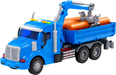 Лесовоз игрушечный Полесье Профи / 96135 (синий)