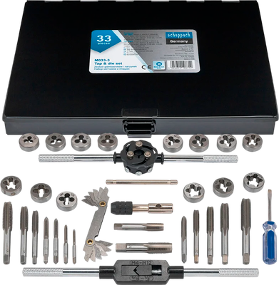 Резьбонарезной набор Scheppach Sch-M033-3 (64903)