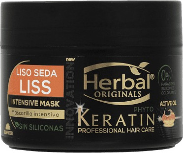 Маска для волос Herbal Originals Phyto Keratin Интенсивная для гладких и шелков. волос (300мл)