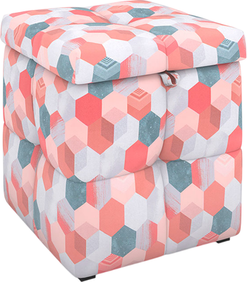 Пуф Rivalli Деко (Honey combs coral ЦД)