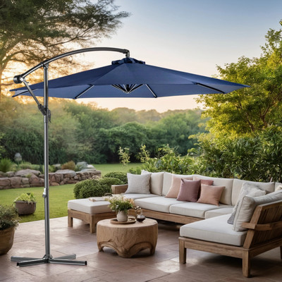 Зонт садовый Sundays TJD002 (синий, с основанием)