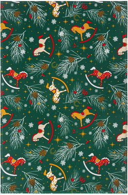 Полотенце АртПостель Лошадки из рогожки 50x70