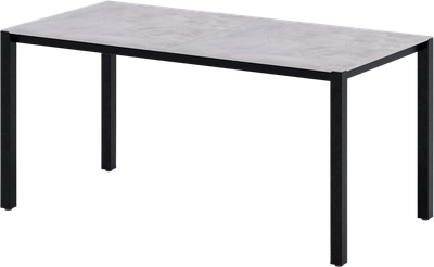 Стол садовый Millwood Сеул Керамогранит 160.5х80.5х75 (серый камень/металл черный)