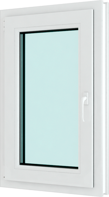 Окно ПВХ Добрае акенца Поворотно-откидное 3 стекла левое (1300x900)
