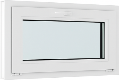 Окно ПВХ Добрае акенца Откидное 3 стекла (570x1200)