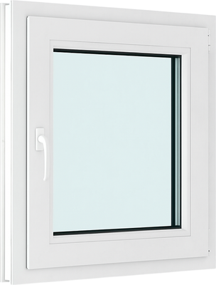 Окно ПВХ Добрае акенца Поворотно-откидное 3 стекла (800x500)