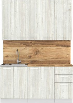 Кухонный гарнитур Артём-Мебель Эльза СН-114 без стекла ДСП 1.6/3 (сосна винтерберг)