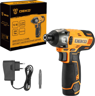 Аккумуляторный шуруповерт Deko DKIS12FU-Li / 085-1110