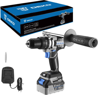 Аккумуляторная дрель-шуруповерт Deko DKCID20 PRO / 085-1068