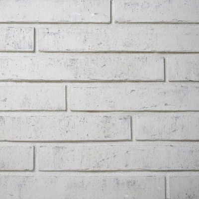 Декоративный камень бетонный Petra Клинкерный кирпич 18П1 (белый/светло-белый)