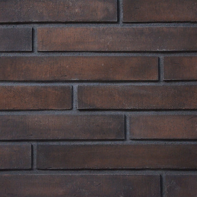 Декоративный камень бетонный Petra Клинкерный кирпич 18П4 (темно-коричневый)