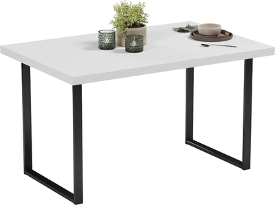 Обеденный стол Soma Tako 36 120x66 (белый/черный)