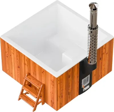 Купель Polarspa Elite Quattro термососна 180 (с аэромассажем, хромотерапией и утеплением композитной чаши)